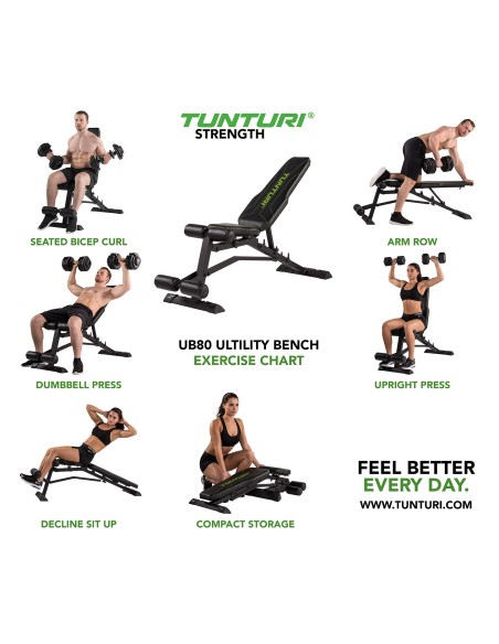 Trainingpink Tunturi UB80 Utility Bench