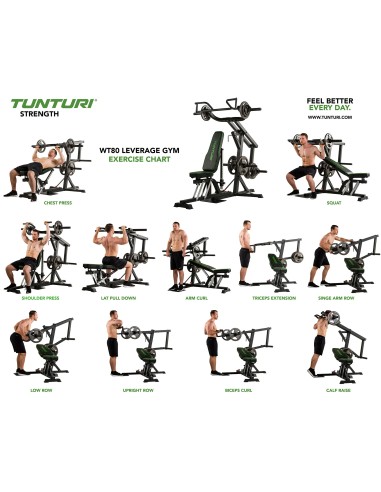 Daugiafunkcis treniruoklis Tunturi WT80 Leverage Gym