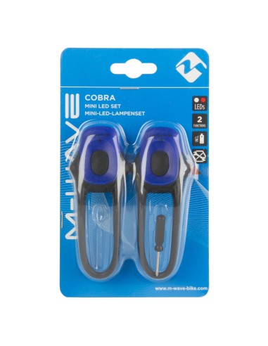 Šviesų komplektas M-Wave Cobra, skirtingų spalvų