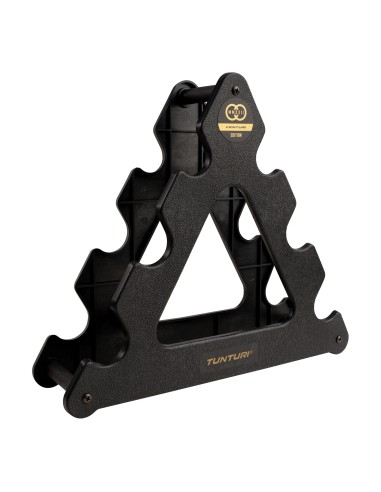 Hantelių rinkinys su stovu Tunturi Centuri Neopreen Dumbellset 3Prs+Stand