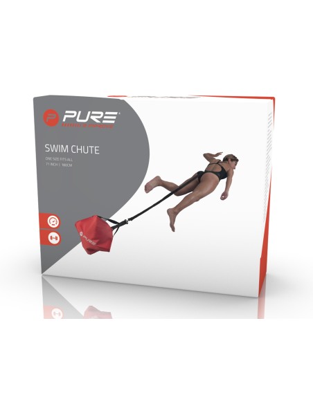Swimming training resistance parachute with belt Pure2improve