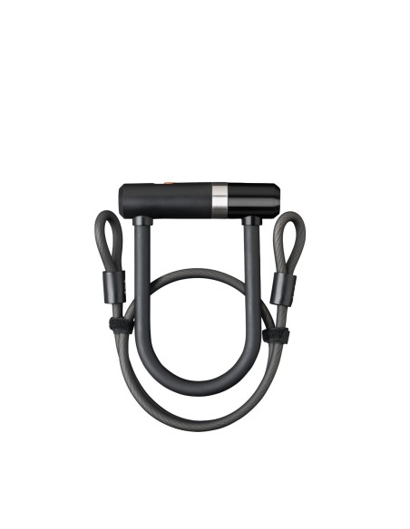 U-lukk AXA Newton Mini+Cable 100*8, terastrossiga