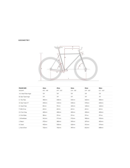 Fixie dviračių trasa 6KU Tahoe (XL)