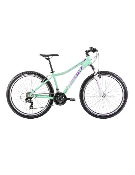 Dviratis ROMET Jolene 6.1, 26" žalias-violetinis (L)