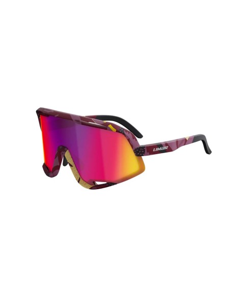 Akiniai nuo saulės LIMAR KOSMOS JUNGLE MATT BLACK AMARANTH
