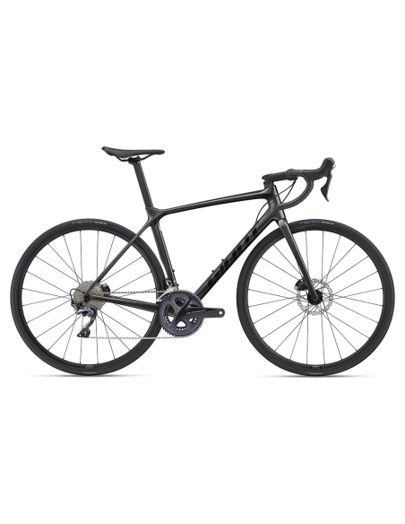 Dviratis Giant TCR Advanced 1 Disc-KOM, juodas chromas (L)