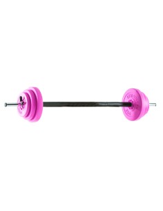 Štangos rinkinys GYMSTICK Pump Set 20 kg rožinis