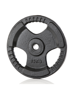 Svoris gimnastikos lazdoms geležinis, 30 mm, 15 kg