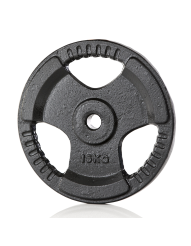Svoris gimnastikos lazdoms geležinis, 30 mm, 15 kg
