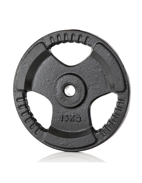 Svoris gimnastikos lazdoms geležinis, 30 mm, 15 kg