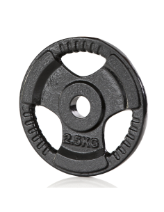 Svoris gimnastikos lazdoms geležinis, 30 mm, 2,5 kg