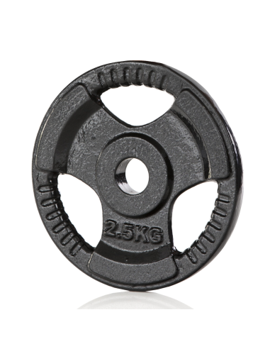 Svoris gimnastikos lazdoms geležinis, 30 mm, 2,5 kg