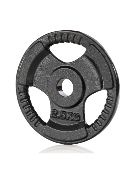 Svoris gimnastikos lazdoms geležinis, 30 mm, 2,5 kg