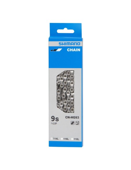 Veleno grandinė: Shimano CN-HG93 114 grandžių 9 pavarų