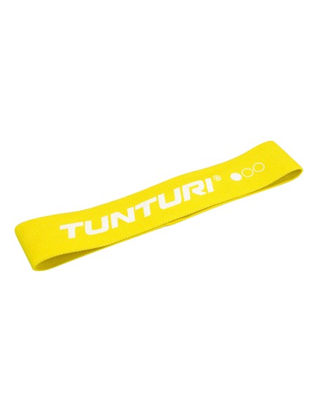 Elastinė juosta TUNTURI tekstilinė šviesiai geltona