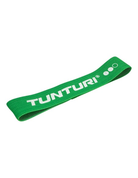 Elastinė juosta TUNTURI tekstilinė, vidutinės žalios spalvos