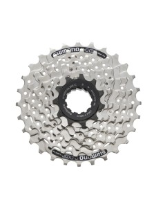 Kasetė: Shimano 7s 11-28 CS-HG41-7 11-13-15-18-21-24-28 AC