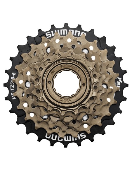 Pavarų dėžė: Shimano daugiapakopė laisvosios eigos žvaigzdė, 6 pavaros, MF-TZ500-6, 14-16-18-21-24-28T