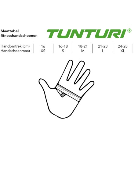Fitnesskindad TUNTURI Fitness Gloves Fit Sport (L)