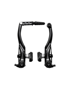 Stabdžiai: SHIMANO galiniai sidabriniai BR-T4000 Alivio su S65T