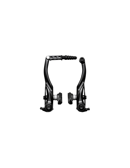 Stabdžiai: SHIMANO galiniai sidabriniai BR-T4000 Alivio su S65T