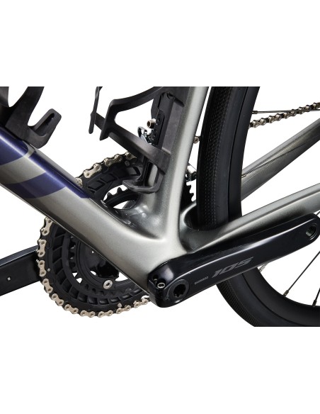 Plento dviratis GIANT Defy Advanced 1, tamsiai pilkas/mėlynas (M/L)