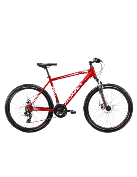 Vaikiškas dviratis ROMET Rambler R6.2, 26" raudonas-baltas-pilkas (M)