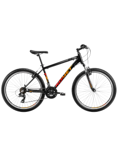 Dviratis ROMET Rambler R6.0, 26" juodas-oranžinis-raudonas (M)