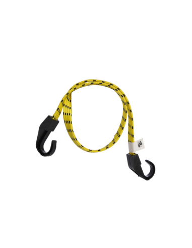 Bagažo laikikliui skirtas krovinių diržas OXC Straps Bungee Xtra Black 16x800mm (geltonas)