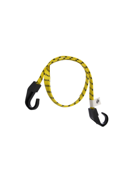 Bagažo laikikliui skirtas krovinių diržas OXC Straps Bungee Xtra Black 16x800mm (geltonas)