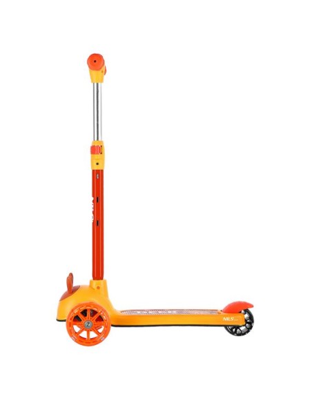 Vaikiškas paspirtukas NILS FUN HLB02 Deer Scooter, oranžinis