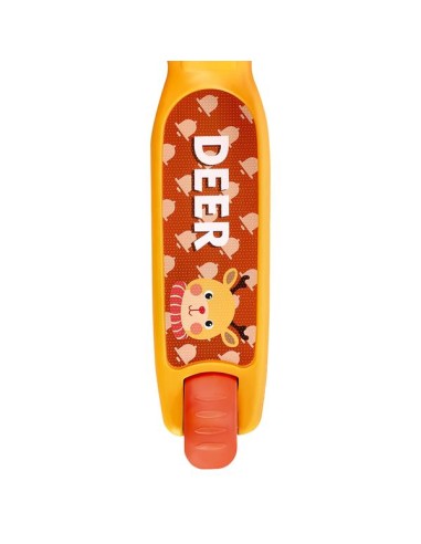 Vaikiškas paspirtukas NILS FUN HLB02 Deer Scooter, oranžinis