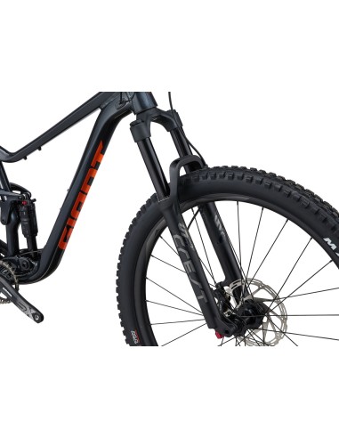 Kalnų dviratis GIANT Stance 29 1, metalinės juodos spalvos (S)