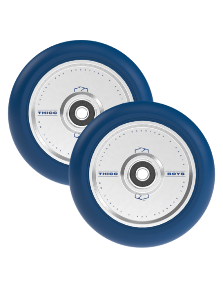 Paspirtuko ratas FUZION Thiccboys Wheels 30 x 110mm tamsiai mėlynas/sidabrinis (pora)