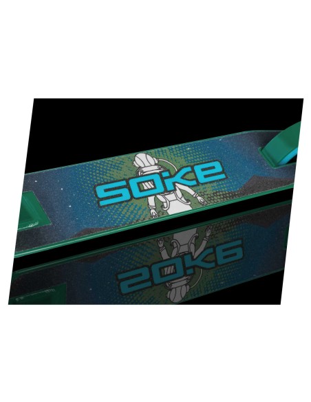 Triukų paspirtukas SOKE GO! žalia-mėlyna