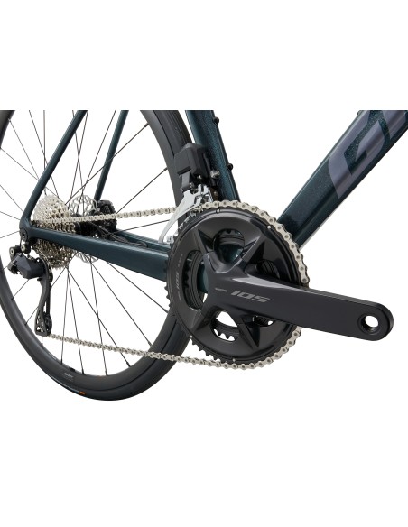 Plento dviratis GIANT TCR Advanced 1 vnt., asfalto žalias (M)