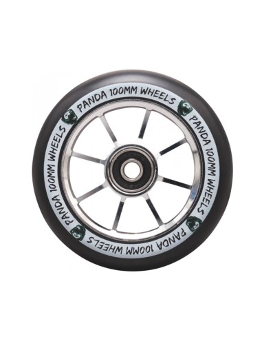 Paspirtuko ratas „Panda Spoked V2 100MM“ chromuotas