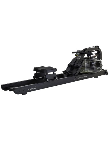 Irklavimo ergometras TUNTURI Fluid Rower Apollo Plus, juodas