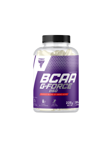 Aminorūgščių kompleksas TREC BCAA G-FORCE 1150 180 kapsulių