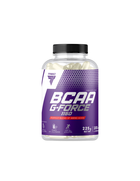 Aminorūgščių kompleksas TREC BCAA G-FORCE 1150 180 kapsulių