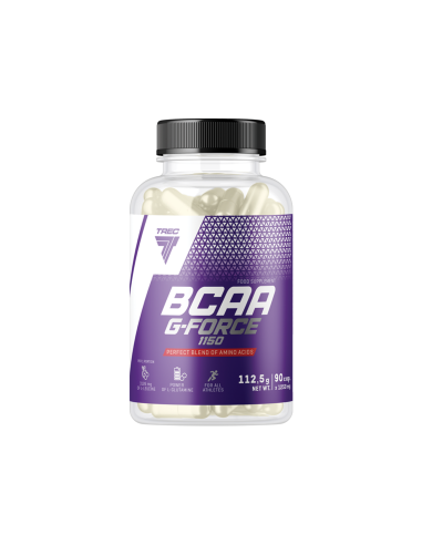 Aminorūgščių kompleksas TREC BCAA G-FORCE 1150 90 kapsulių