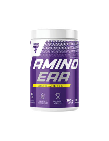 Esminių egzogeninių aminorūgščių kompleksas TREC AMINO EAA WHITE COLA 300 g
