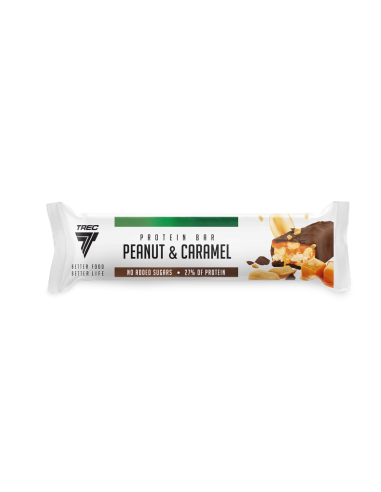 Baltymų batonėlis TREC PROTEIN BAR ŽEMĖS RIEŠUTŲ IR KARAMELĖS 49 g