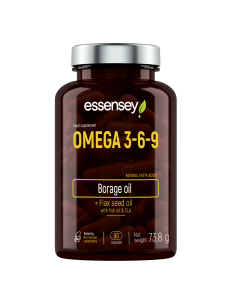 Riebalų rūgštis TREC ESSENSEY OMEGA 3-6-9 90 kapsulių