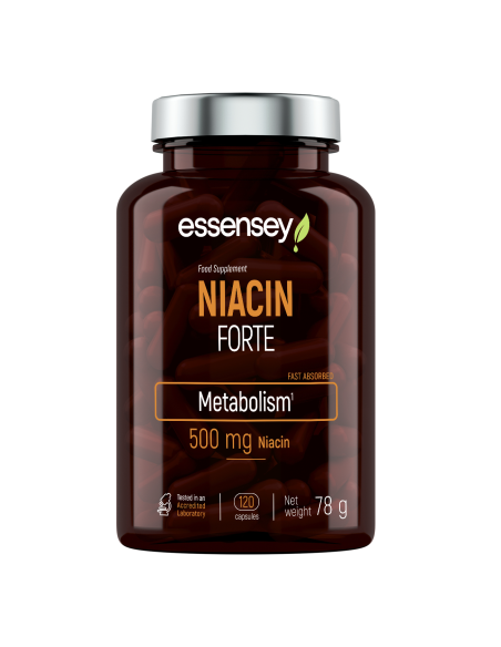 Vitaminų kapsulės TREC ESSENSEY NIACIN FORTE 120 kapsulių