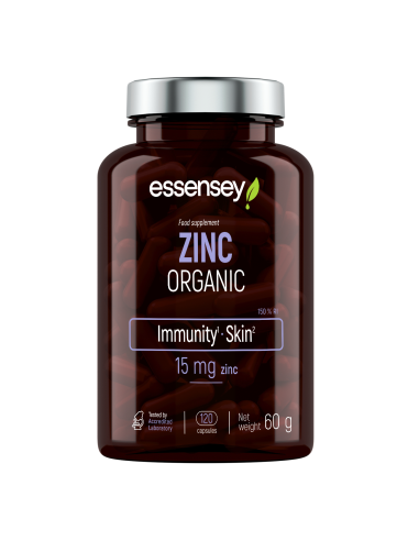 Mineralinės kapsulės TREC ESSENSEY ZINC ORGANIC 120 kapsulių