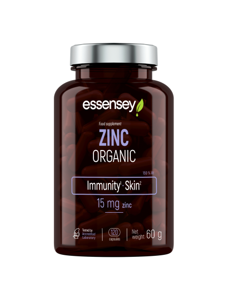Mineralinės kapsulės TREC ESSENSEY ZINC ORGANIC 120 kapsulių