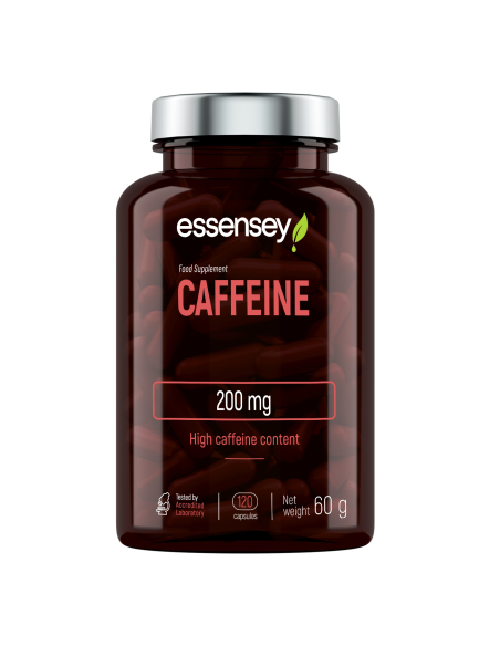 Kofeino tabletės TREC ESSENSEY CAFFEINE 120 kapsulių