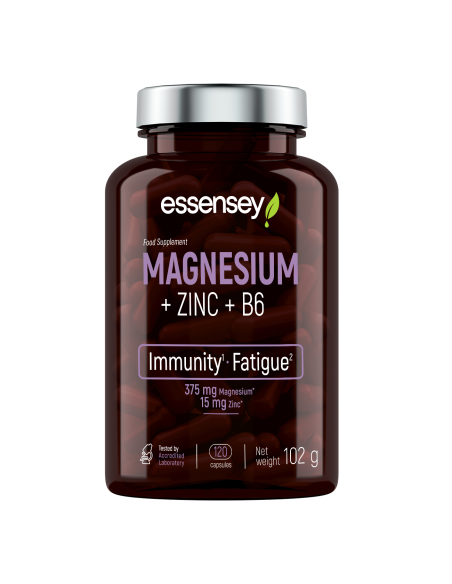 Magnis TREC ESSENSEY MAGNIO+CINKO+B6 120 kapsulių