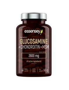 Mineralinės kapsulės TREC ESSENSEY GLIUKOZAMINAS+CHONDROITINAS+MSM 120 kapsulių